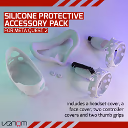 Venom Silicone Protective Accessory Pack for Meta Quest 2