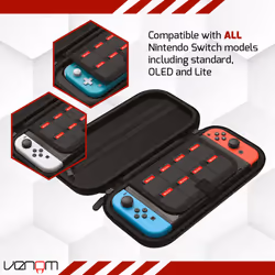 Venom Nintendo Switch Carry Case & Screen Protector Pack