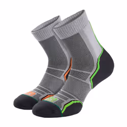 1000 Mile - 2 Pack Men's Single Layer Trail Socks - Twin Pack - 6-8.5 UK, Grey