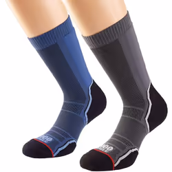 1000 Mile Unisex Twin Pack Trek Walking Socks