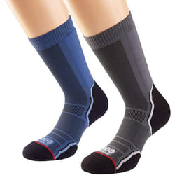 1000 Mile Unisex Twin Pack Trek Walking Socks