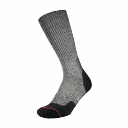 1000 Mile - Mens' Fusion Repreve Double Layer Socks - 1 Pack - 6-8.5 UK, Charcoal / Black