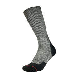 1000 Mile - Mens' Fusion Repreve Double Layer Socks - 1 Pack - 6-8.5 UK, Charcoal / Black