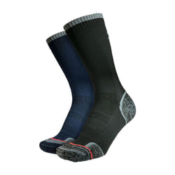 1000 Mile - Pack of Men's Walk Repreve Single Layer Socks - 12-14 UK, Charcoal / Navy