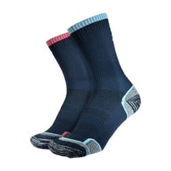 1000 Mile - Ladies' Walk Repreve Single Layer Socks - 2 Pack - 6-8.5 UK, Navy