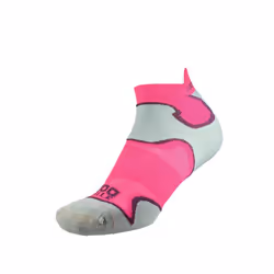 1000 Mile Womens Fusion Double Layer Socklet Ventilation Mesh Pink/Purple - M, Pink/Purple