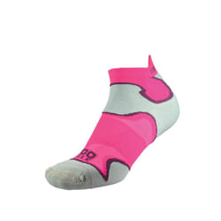 1000 Mile Womens Fusion Double Layer Socklet Ventilation Mesh Pink/Purple - M, Pink/Purple