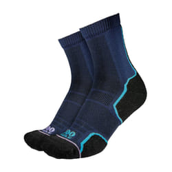 1000 Mile - 2 Pack Trail Repreve Single Layer Socks for Ladies - 6-8.5 UK, Navy