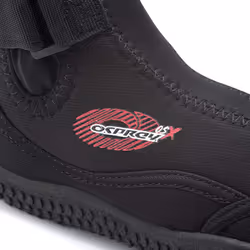Osprey OSX Aqua Wetsuit Boots for Adults, Adjustable Surf Shoes with TPR Sole for Men Women, Black