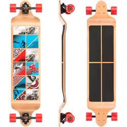 Osprey Twin Tip Longboards, Complete Skateboard - Cube