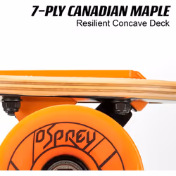 Osprey Twin Tip Cruising Longboard Skateboard - Nexus 31 "
