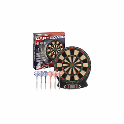 Toyrific ChildrenâÃÃs Electronic Dartboard with LED Digital Score Display and Plastic Tip Darts