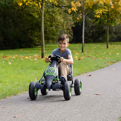 Xootz Viper Go-Kart Ride On With Peddles - Kids Outdoor Toys Go Kart Racer Gift