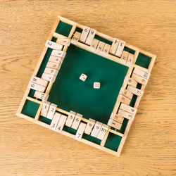Toyrific 4 Player Shut the Box Wooden Set