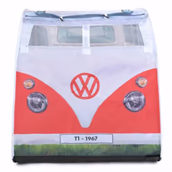 Official Red VOLKSWAGEN Kids Pop Up Campervan Split Screen Indoor & Outdoor Play Tent
