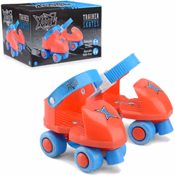 Xootz Beginner Trainer Skates My First 4 Wheel Quad Roller Skates for Kids Boys and Girls UK Size 5-11