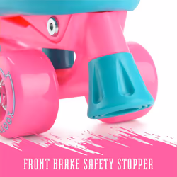 Xootz Kids Quad Skates, Pink/Blue S (9-12)