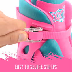 Xootz Kids Inline Skates Pink/Blue Size S
