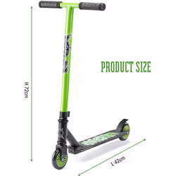 Xootz Brainache Kids Stunt Scooter Entry Level - Green/Black