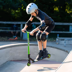 Xootz Brainache Kids Stunt Scooter Entry Level - Green/Black