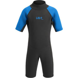 UB Kids Sharptooth Shorty Wetsuit Black/Blue 13-14 Years