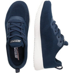 Skechers Bobs Squad Womens Fit Blue Lace Up Trainers Shoes - UK 3
