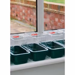 3 Mini High Dome Propagator Set  Greenhouse Seed Seedling Trays 17cm