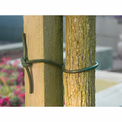 Garland 40m Flexible Reusable Green Brown Plant Ties 3mm