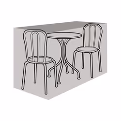 2 Seater Small Bistro Set Cover - Super Tough Polyethylene