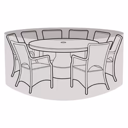 8 Seater Round Table & Chairs Cover