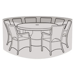 8 Seater Round Table & Chairs Cover