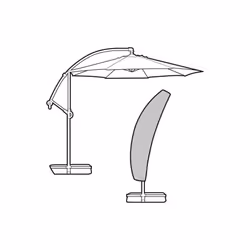 Small Sail Parasol Cover - Premium