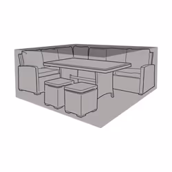 Small Casual Dining Set Cover - Super Tough Polyethylene - Additional view 4