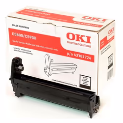 OKI 43381724, Original, C5800, C5900, C5550MFP, 20000 pages, Laser printing, Black, Black