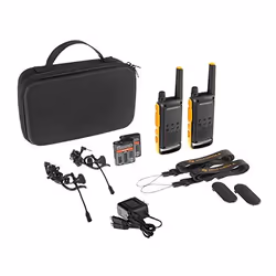 Motorola Talkabout T82 Extreme Twin Pack two-way radio 16 channels Black, Orange - Additional view 6