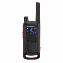 Motorola Talkabout T82, Professional mobile radio (PMR), 16 channels, 446 - 446.2 MHz, 10000 m, LED, Micro-USB