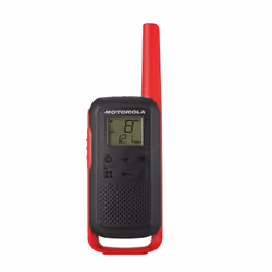 Motorola TALKABOUT T62, Professional mobile radio (PMR), 16 channels, 12500 MHz, 8000 m, LCD, Micro-USB