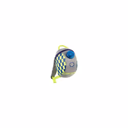 Emergency Services Toddler Backpack with Safety Rein, White, Grey and Blue