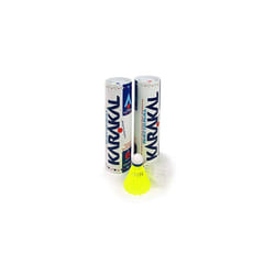 Karakal Badminton National Shuttlecocks Medium Blue Speed - Pack Of 6 - Yellow