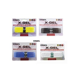 Karakal PU X-Gel Badminton Tennis Squash Racket Replacement Grips x 1 - White