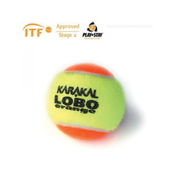 Karakal Lobo Orange Tennis ITF Approved Low Pressure & Bounce Ball - 1 Dozen