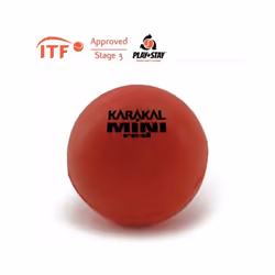 Karakal Mini Foam Red Tennis Ball  ITF Approved 90mm Starter Balls - 1 Dozen