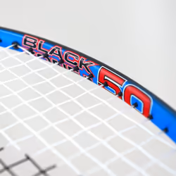 Karakal Black Zone 50 Badminton Racket Fast Fibre Titanium Gel Power Head Frame
