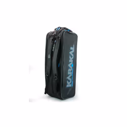 Karakal Pro Tour 2.1 Elite 12 Racket Bag Wet & Dry Compartment Side Pockets - Blue