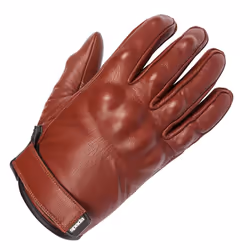 Spada Wyatt CE Leather Motorcycle Gloves - Red, M
