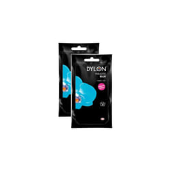 2 x Dylon Hand Fabric Dye Sachet - Paradise Blue