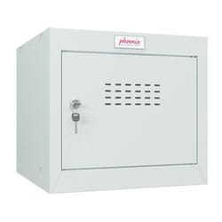 Phoenix Safe Co. Phoenix CL Series Size 1 Cube Locker in Light Grey wi