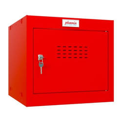 Phoenix Safe Co. Phoenix CL Series Size 1 Cube Locker in Red with Key
