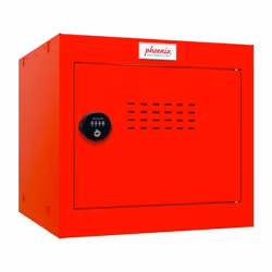 Phoenix Safe Co. Phoenix CL Series Size 1 Cube Locker in Red with Comb
