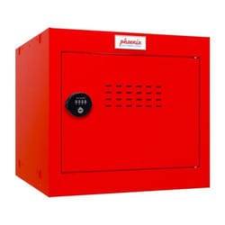 Phoenix Safe Co. Phoenix CL Series Size 1 Cube Locker in Red with Comb